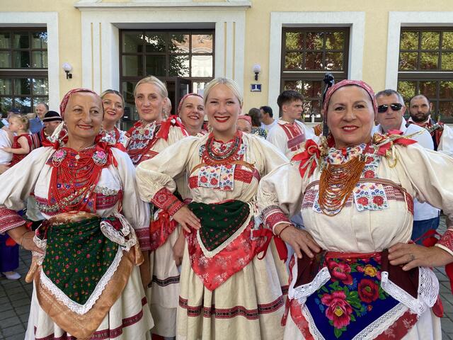 Langjährige Freunde aus Kroatien gratulierten mir ihrem Auftritt: HKD Markuševac