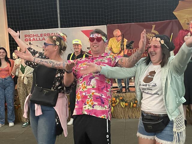 Auch für dieses Trio gab es bei der Abstimmung besonders viel Applaus. | Foto: Waltraud Fischer
