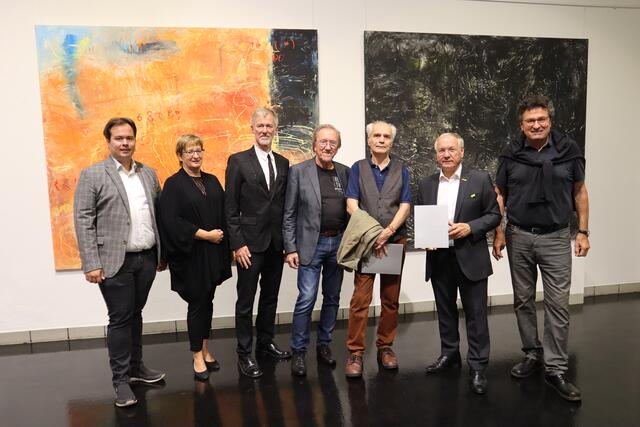 In der Kunsthalle Feldbach wurde zur Vernissage von "Inside out - Outside in".  | Foto: Woche