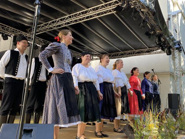 Auch die Graničari-"Senioren" legten sich ins Zeug