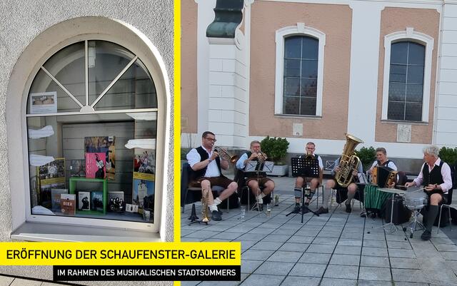 Eröffnung der OÖBV GR Fotowettbewerbs Schaufenster-Galerie im Rahmen des Musikalischen Stadtsommers | Foto: © OÖBV Grieskirchen, Verena Leeb