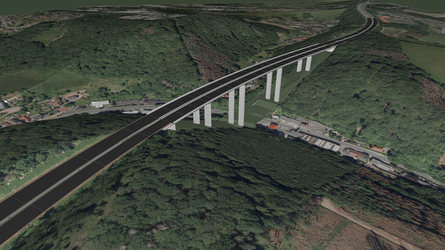 Visualisierung Talbrücke Rahmede | Foto: HABAU