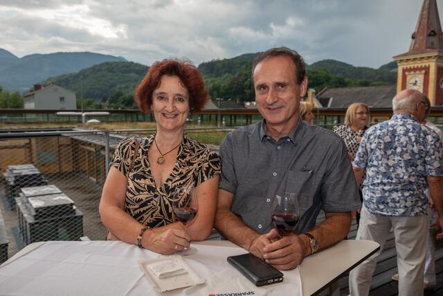 Die Unternehmer Astrid und Peter Weinzettl genossen den Abend.