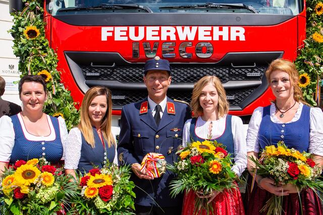 Der neue TLF A 4000 wurde eingeweiht. | Foto: Sabine Pichorner