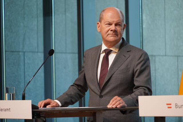 Der Bundeskanzler aus Deutschland, Olaf Scholz.  | Foto: sm