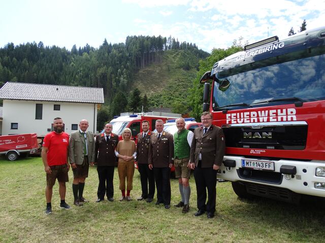 In Oberzeiring wurde das 150-Jahr-Jubiläum der Feuerwehr am Wochenende gefeiert. | Foto: KK