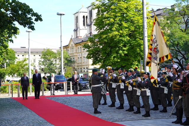 Besuch der beiden Bundeskanzler in Salzburg.  | Foto: sm