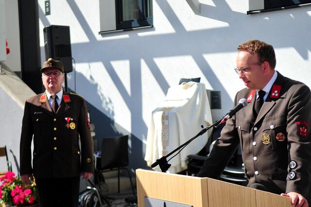 Der Bürgermeister brachte seinen Stolz über das Feuerwehrwesen zum Ausdruck. | Foto: Hassl