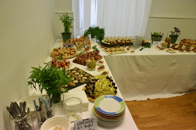 Das herrliche Buffet  | Foto: Gerald Dreisiebner