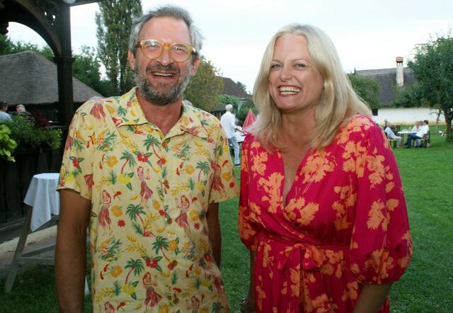 Christian Keglovits aus Güssing und Hausherrin Petra Werkovits. | Foto: Anna Maria Kaufmann