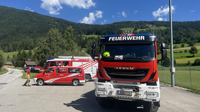 Beim Flugzeug-Sucheinsatz am Montag, 21. August 2023. | Foto: Presse/Öffentlichkeitsarbeit Feuerwehrbezirk Lungau – Thomas Keidel
