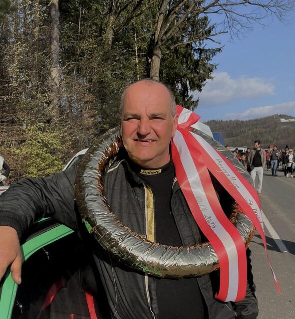 Organisator und Lokalmatador Werner Jud gewann heuer bereits im Bergrallye-Cup. | Foto: Hausegger