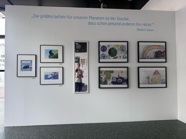 "There is no culture on a dead planet" ist eine Ausstellung zum Thema Klimaaktivismus. | Foto: Weilnböck, Hohensinner