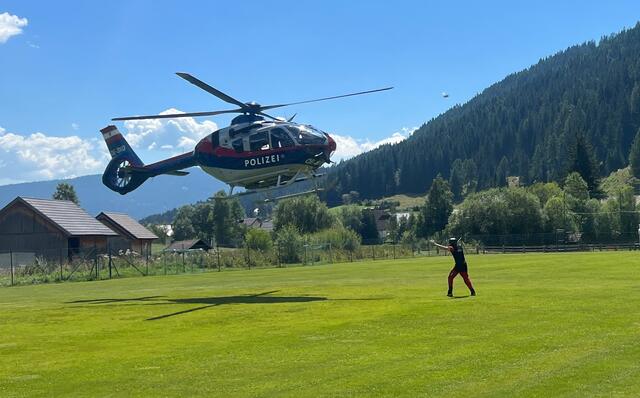 Beim Flugzeug-Sucheinsatz am Montag, 21. August 2023. | Foto: Presse/Öffentlichkeitsarbeit Feuerwehrbezirk Lungau – Thomas Keidel