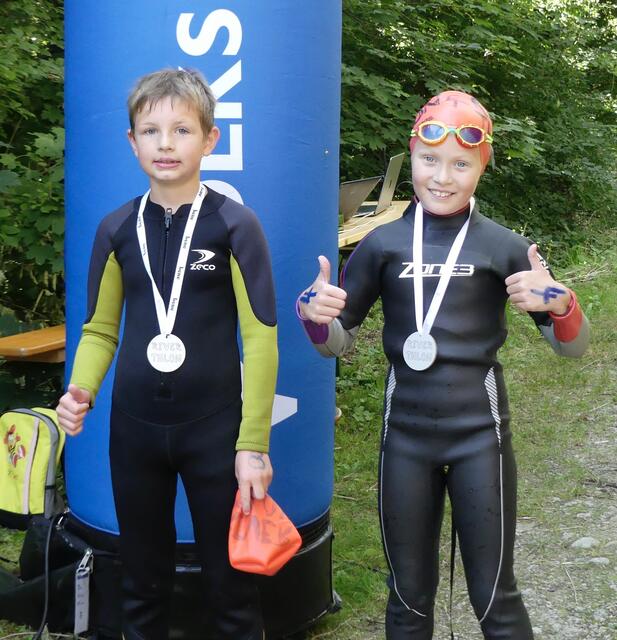 Hugo Holubovsky und Lillie Brandecker | Foto: Wasserrettung Waidhofen