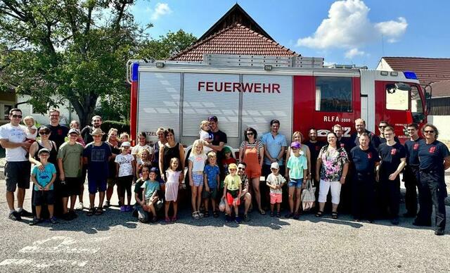 Die Feuerwehr in Katzelsdorf lud zum Ferienspiel. | Foto: FF Katzelsdorf
