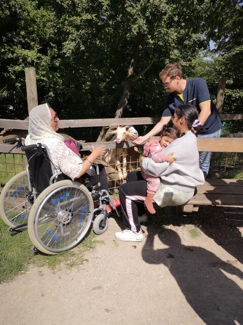 Der Wunsch der 57-Jährigen ging in Erfüllung.  | Foto: Samariterbund/Anja Schmidt