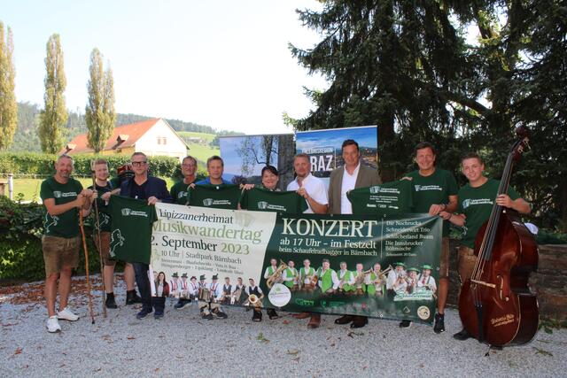 Die Organisatoren des ersten Musikwandertag der Lipizzanerheimat freuen sich auf den 2. September. | Foto: Lederer