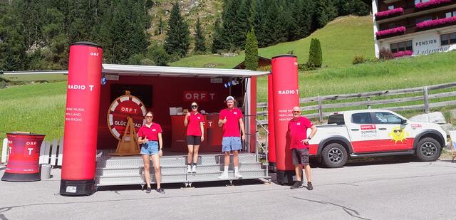 Das Sommerfrische-Team bei der dritten Osttirol-Station in St. Jakob. | Foto: ORF Tirol