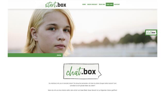 Die chat.box ist online für Jugendliche mit psychischen und sozialen Belastungen da – und hilft in Krisensituationen, aber auch dabei, Krisen vorzubeugen. Das Team ist unkompliziert und unbürokratisch auch online erreichbar. In Chat- und Online¬beratungen finden Jugendliche Unterstützung, die bei psychischen und sozialen Belastungen Hilfe benötigen. Ängste und Sorgen bleiben dabei selbst¬ver¬ständlich anonym. Chat.box bietet Hilfe bei Problemen und in Krisensitua¬tionen – in Gesprächen, Gruppen¬angeboten, Textnachrichten, Mails oder auch Videotelefonaten. Ganz individuell oder im Austausch mit anderen Jugendlichen. | Foto: chat.box