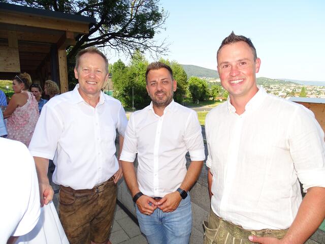 Bügermeistertreffen mit (v.l.) Peter Schlagbauer, Thomas Derler und Hannes Hiebler-Texer | Foto: Regionalmedien Steiermark