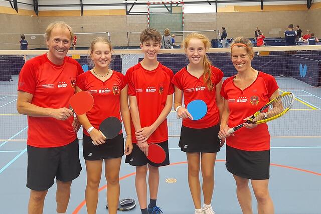 Erfolgreiche Racketlon-Spieler in Rotterdam. | Foto: RFT