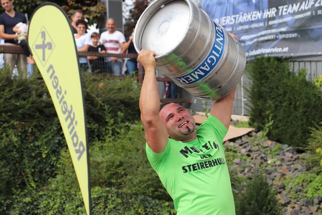 Martin Sommer räumte im Vorjahr in der Disziplin Traktorziehen ab, der Hitzendorfer geht auch heuer wieder an den Start. | Foto: Edith Ertl