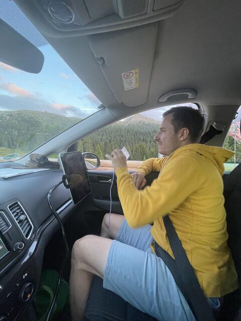 Michel, der Navigator in seinem Element. | Foto: privat