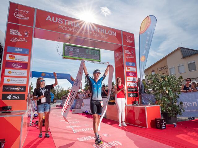 Wer wird sich heuer die begehrten Siegertitel beim Austria Triathlon Podersdorf holen? | Foto: Austria Triathlon Podersdorf
