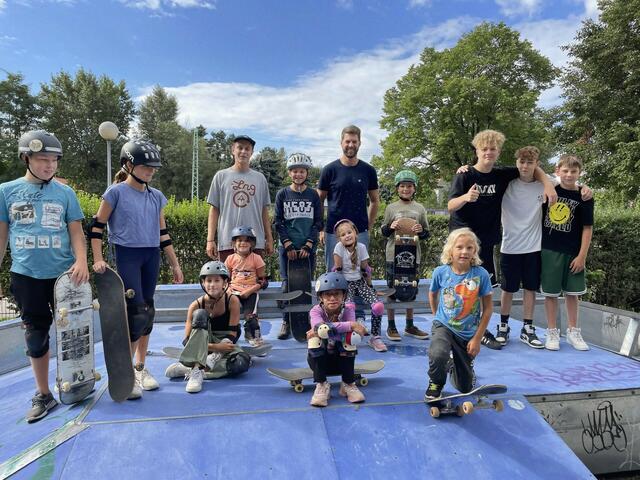 Zum ersten Mal fand in Hornstein eine Skateboardwoche statt.  | Foto: Marktgemeinde Hornstein