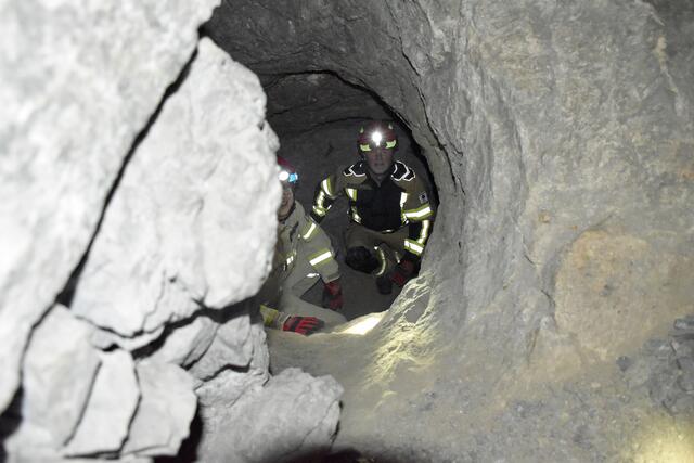 Eng und steil – die Stollen stellen ein besonders schwieriges Einsatzgebiet dar.
