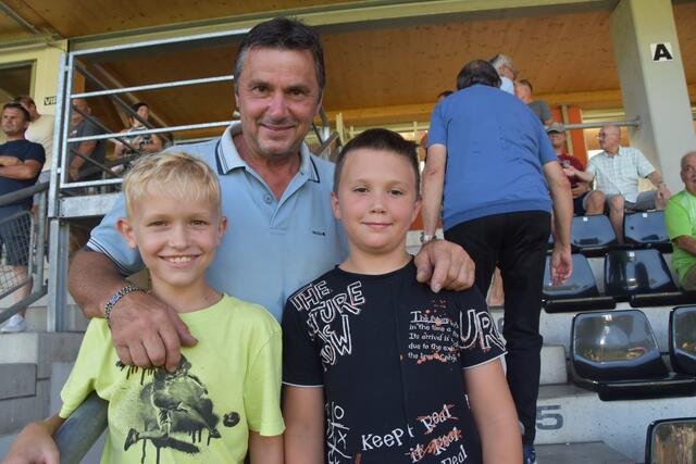 Felix, Gerald und Andreas Edler (von links)