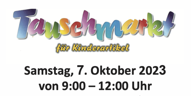 Auf ein zahlreiches Kommen freuen sich das Tauschmarktteam des Familienverbandes Schönegg/Hall.