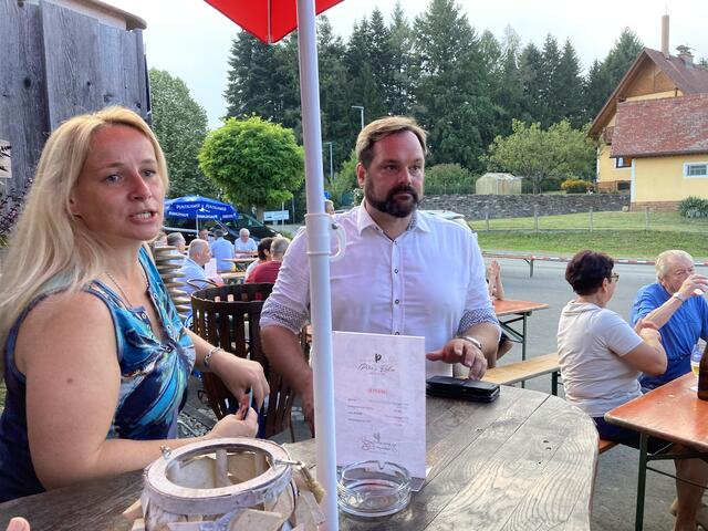 "Powerfrau" Isabel Strini mit dem 1. Vizebürgermeister aus Fernitz-Mellach