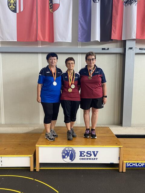 Top 3 Seniorinnen: Renate Feigl, Hedwig Laschober, Wilhelmine Glavanovits | Foto: ESV Oberwart
