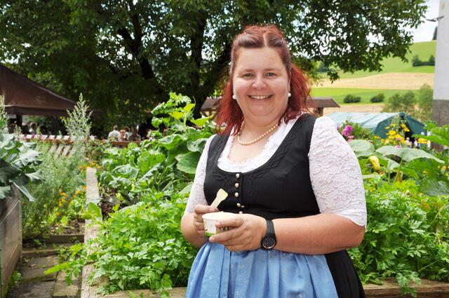 Petra Pobaschnig ist Obfrau von Gutes vom Bauernhof, vom Genussland Kärnten, die 1. Bio-Award-Gewinnerin und feierte vor kurzem 10 Jahre Krappfelder Eis. 