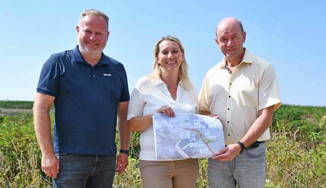 Von links: Günter Lorenz, Anita Gstöttenmayr, Leopold Lechner. | Foto: Erwin Pramhofer