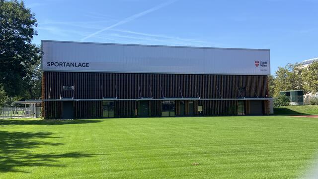 Die Freifläche im Außenbereich der Sport &amp; Fun Halle Leopoldstadt kann gratis genutzt werden.    | Foto: Kathrin Klemm