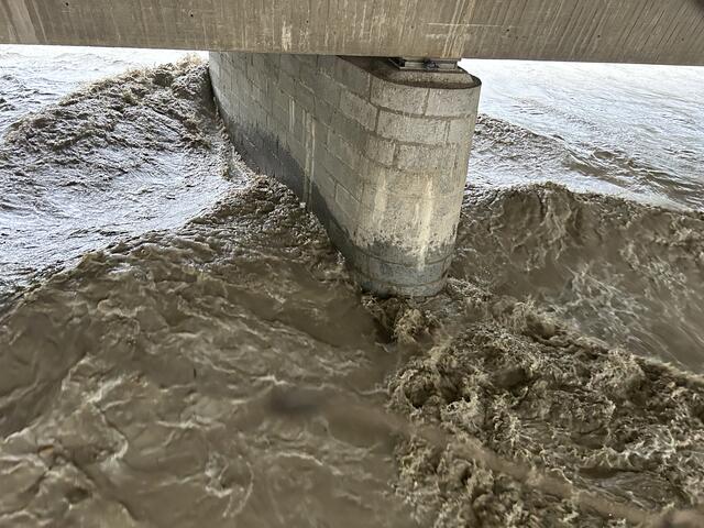 Montag, 10:15 Uhr: Inn bei der Grenobler Brücke | Foto: skn