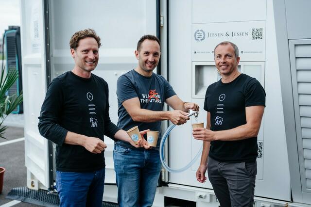 Von links: Lothar Stadler (Imhotep.Industries), Walter Kreisel (Neoom), Manfred Ledermüller (Imhotep.Industries). | Foto: Marco Rohr