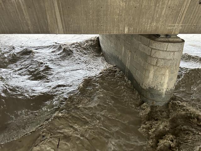 Montag, 10:15 Uhr: Inn bei der Grenobler Brücke | Foto: skn