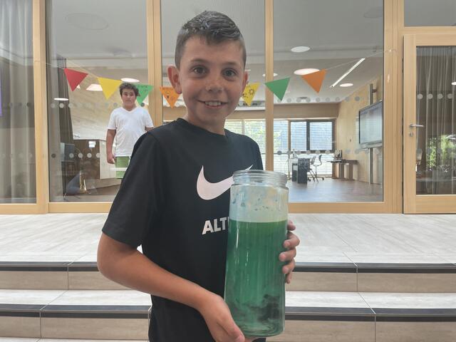 Die Wolke im Glas als Hingucker.  | Foto: RegionalMedien Salzburg