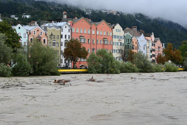 Innsbruck hat seine Hochwassermaßnahmen umgesetzt. | Foto: Königer