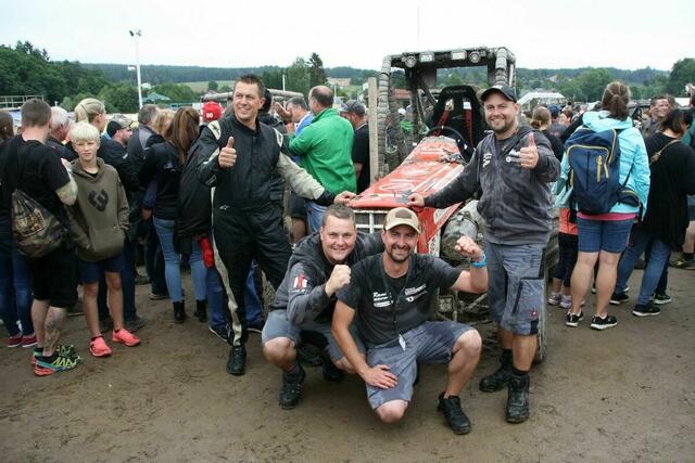 Die Fahrer Peter Ramler, Benjamin Reiss, Christoph und Martin Rußwurm. | Foto: Petra Pollak