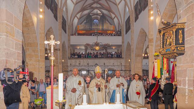 Unser Herr GR Mag. Bernhard Rohrmoser verlässt Mariapfarr und übernimmt seine Heimatpfarre Großarl. | Foto: Fritz Moser