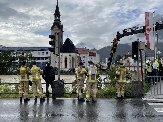 Die Situation am Montag in Schwaz | Foto: Haun
