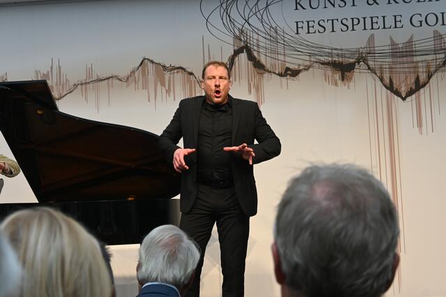 Das Stimmvolumen des Sängers Groissböck ist gewaltig. | Foto: Martin Schöndorfer, 2023