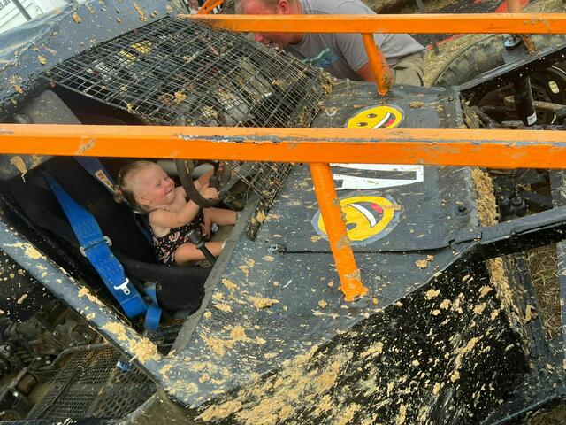 Tilda aus Eisenzicken übte bereits für die Rennen 2040. | Foto: privat