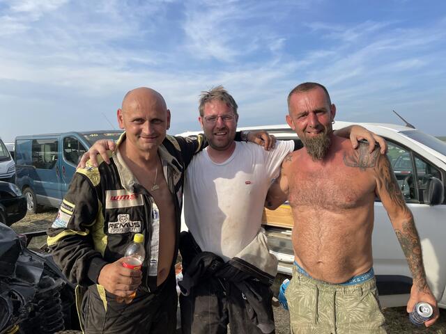 Dietmar Grill, Mario Schmalzl und Andreas Tröstner waren am Start. | Foto: RegionalMedien Burgenland