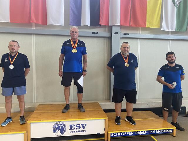 Landesmeisterschaft Herren: Manfred Mattes, Bernhard Feigl, Jürgen Binder, Andreas Eiter | Foto: ESV Oberwart